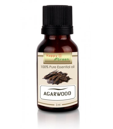 Happy Green Agarwood (oud) Essential Oil (10 ml) - Minyak Gaharu