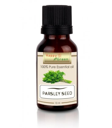 Happy Green Parsley Seed - Minyak Peterseli 100% Murni