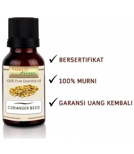 Happy Green Coriander Seed Essential Oil - Minyak Biji Ketumbar