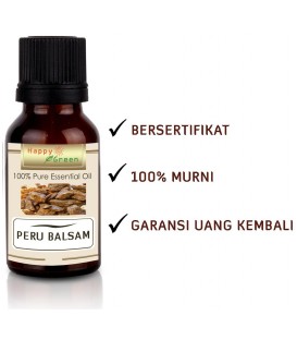 Happy Green Peru Balsam Essential Oil (10 ml) - Minyak Balsam Peru