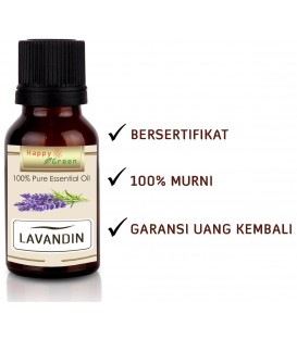 Happy Green Lavandin Essential Oil - Minyak Lavandula Grosso Bersertifikat