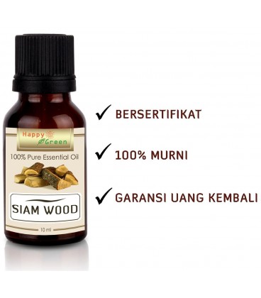 Happy Green Siam Wood Essential Oil - Minyak Kayu Siam