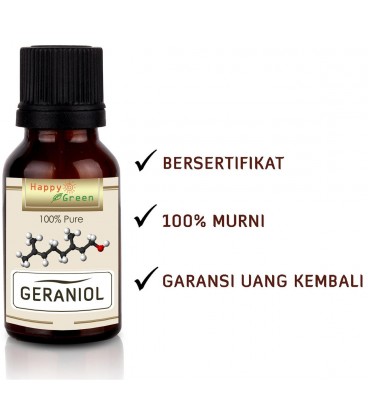 Happy Green Geraniol Oil - Minyak Geraniol Murni & Natural