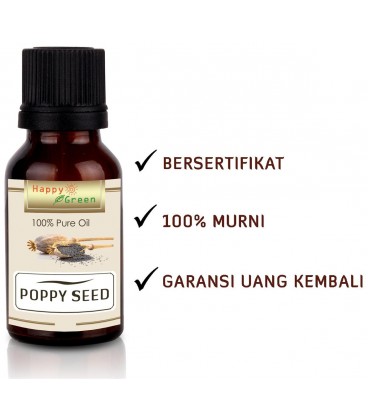 Happy Green Poppy Seed Oil  - Minyak Poppy Papaver