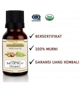 Happy Green Sacha Inchi Oil ORGANIC - Minyak Kacang Inka