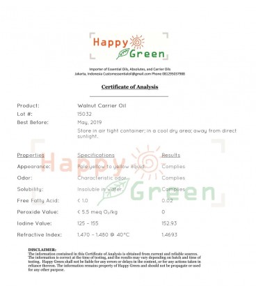 Bersertifikat Happy Green Premium Walnut Oil - Minyak Walnut