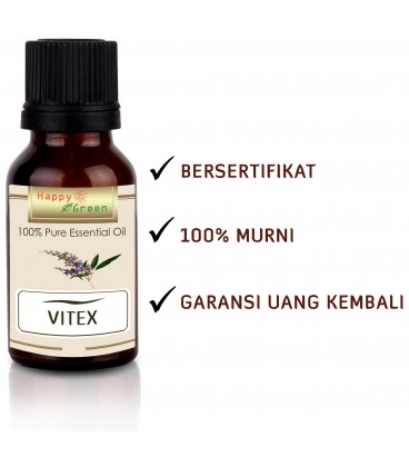 Happy Green Vitex Essential Oil (5 ml) - Minyak Essential Chasteberry