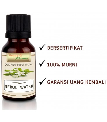 Happy Green Neroli Floral Water (30 ml) - Air Bunga Neroli Hydrosol