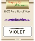 Happy Green Violet Floral Wax (10 gr) - Wax Bunga Violet