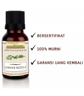 Happy Green Juniper Needle Essential Oil (10 ml) - Minyak Juniper
