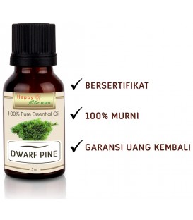 Happy Green Dwarf Pine Essential Oil (5 ml) - Minyak Atsiri Dwarf Pine