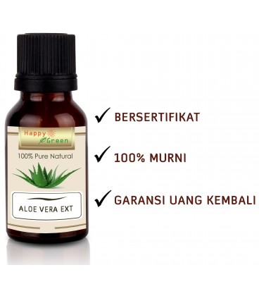 Happy Green Aloe Vera Extract - Minyak Aloe Vera Oil