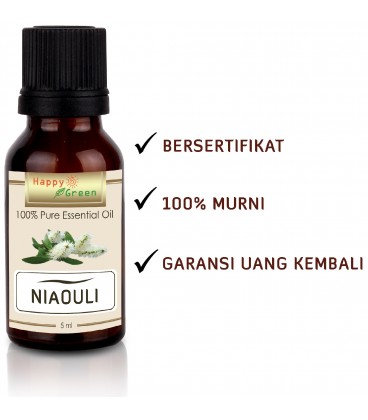 Happy Green Niaouli Essential Oil (5 ml) - Minyak Niaouli