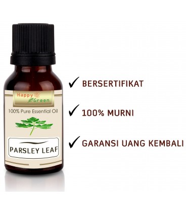 Happy Green Parsley Leaf - Minyak Daun Peterseli 100% Murni