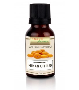 Happy Green Mikan Essential Oil (5ml) - Jeruk Jepang Mikan Murni