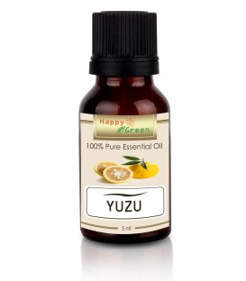 Happy Green Yuzu Essential Oil (5ml) - Jeruk Jepang Yuzu Murni Natural