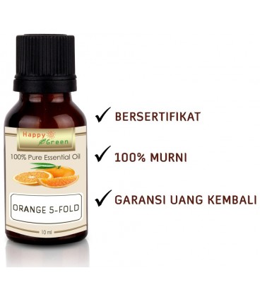 Happy Green Orange Essential Oil (5 Fold) - Minyak Kulit Jeruk Oren