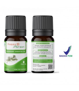 Happy Green Rosemary Essential Oil (10 ml) - Minyak Rosmarin