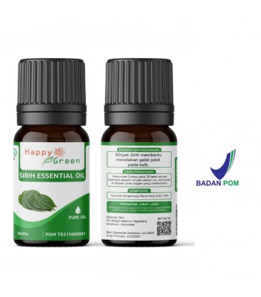Happy Green Piper Betel Leaf Essential Oil ( 10 ml ) - Minyak Daun Sirih