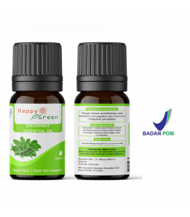 Happy Green Spearmint Essential Oil (10 ml) - Minyak Spermint