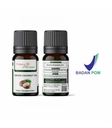 Happy Green VCO Oil (10 ml) - Minyak Kelapa Virgin Coconut Oil