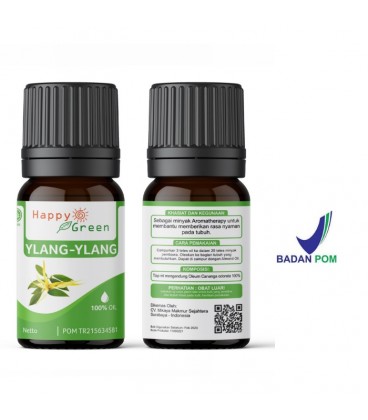 Happy Green Ylang Ylang Essential Oil ( Minyak Bunga Ylang )